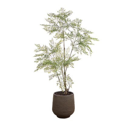 Faux Ficus Tree - Trillium Planter | Green -  184cm