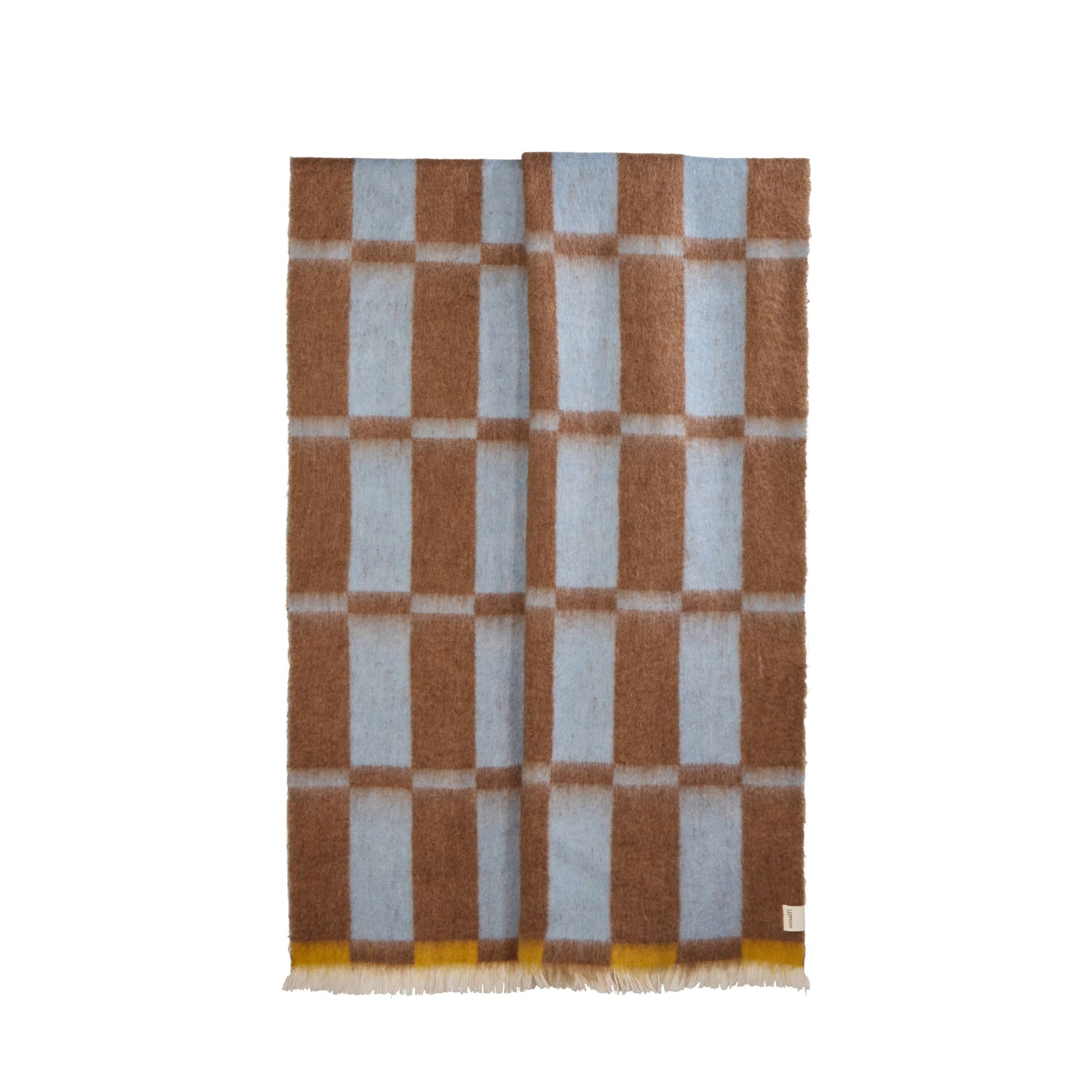 Amalfi Freya Throw Blue &amp; Brown