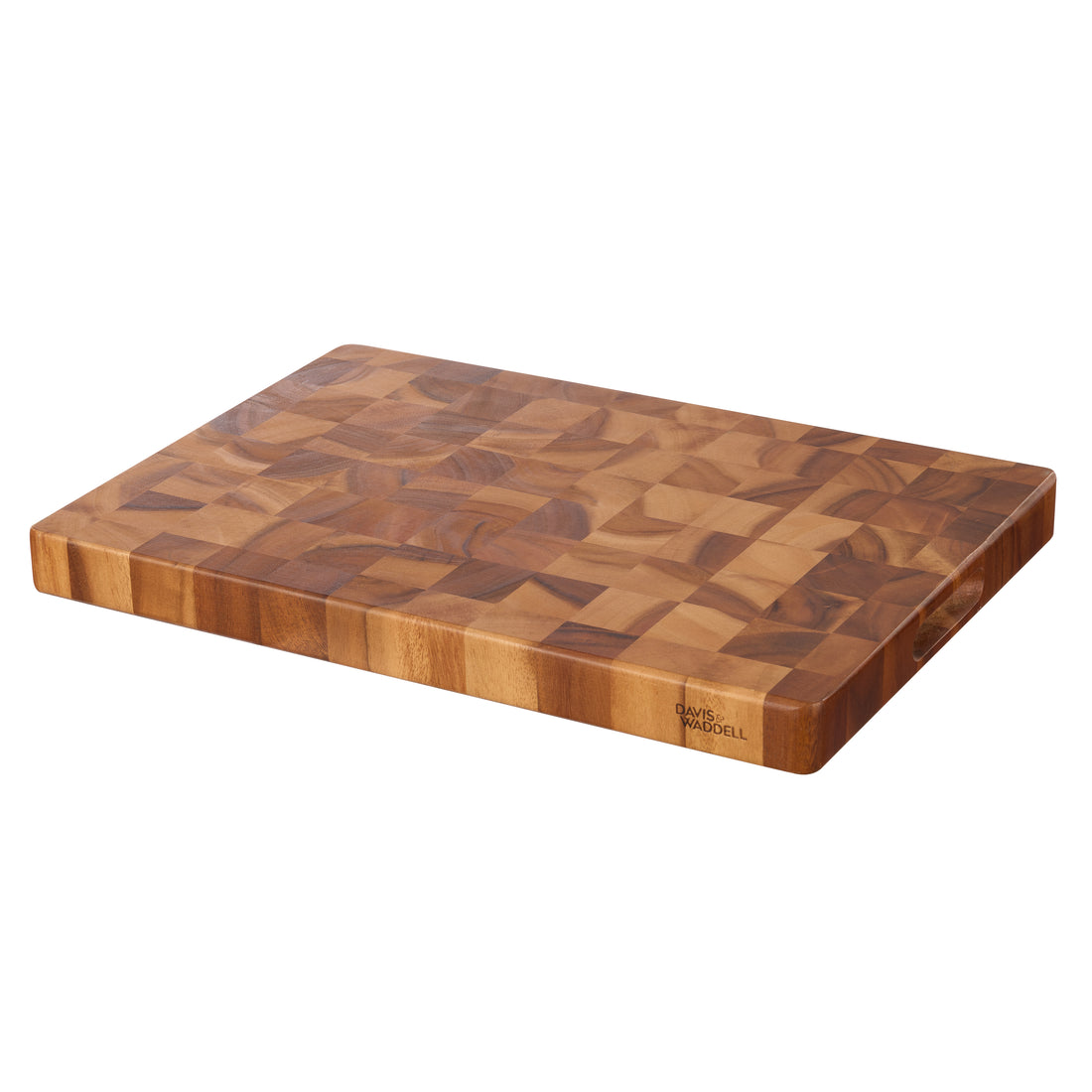 Davis &amp; Waddell Acacia Wood End Grain Cutting Board Natural