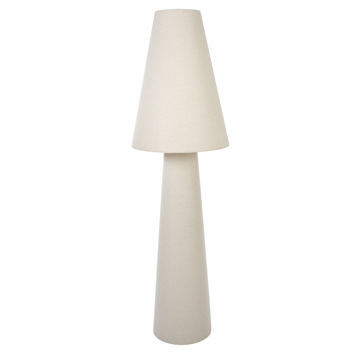 Amalfi Carrington Linen Floor Lamp Natural