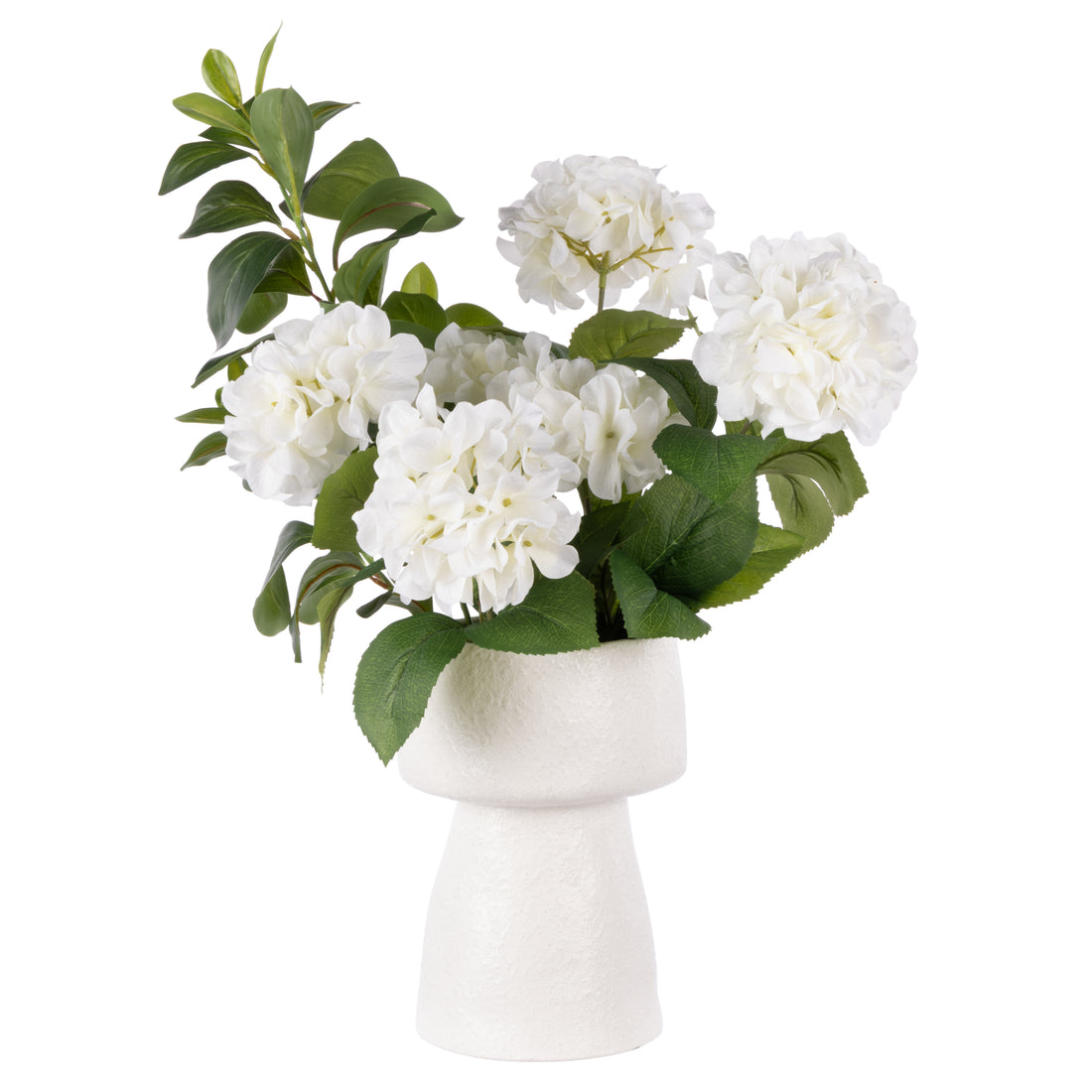 Faux Hydrangea Mix - Kensington | White - 64cm