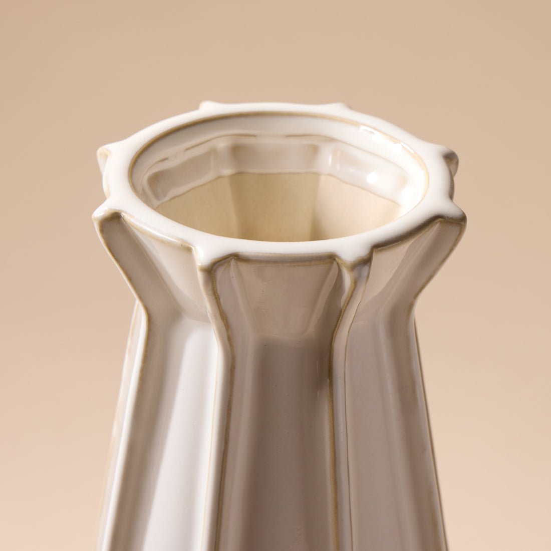 Hester Vase | Cream - 30cm