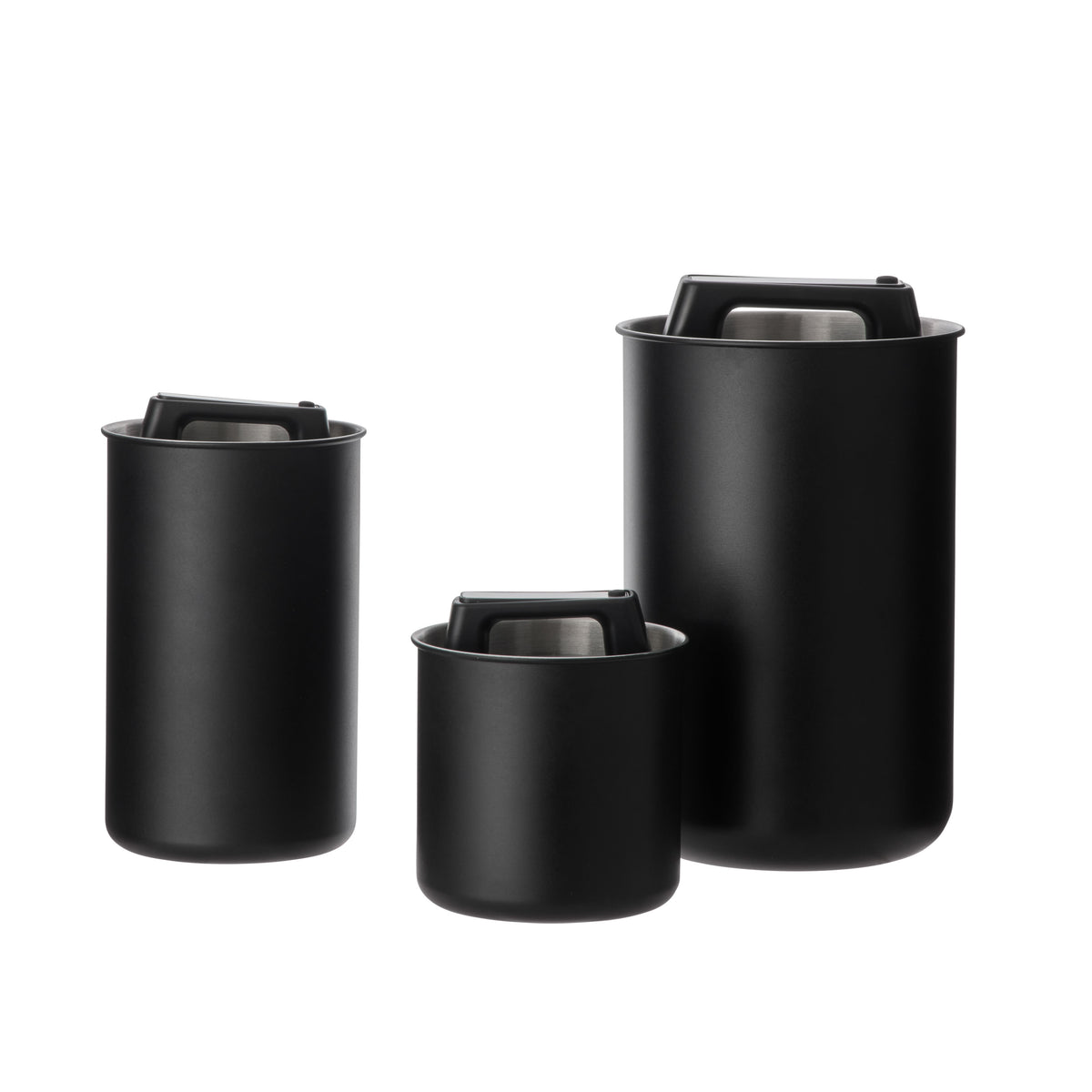 Leaf &amp; Bean Airtight Stainless Steel Canister Black
