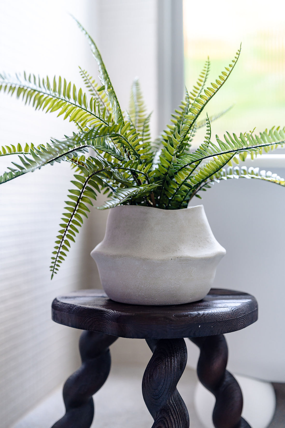 Faux Boston Fern - Garden Pot | 58cm