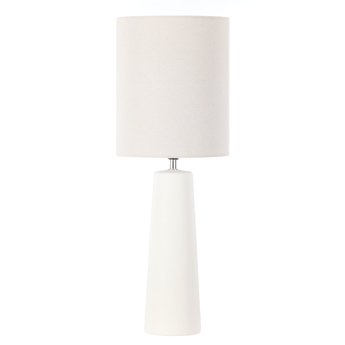 Amalfi Kent Table Lamp White &amp; Grey