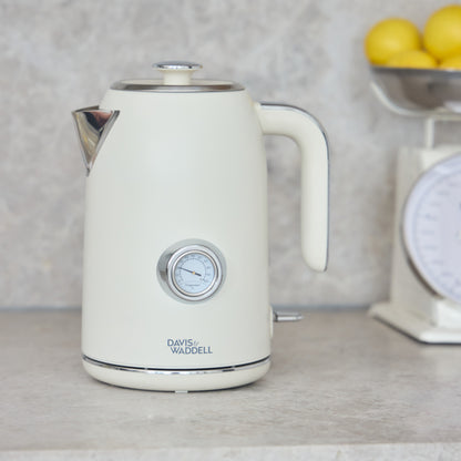 Davis &amp; Waddell Newbury Vintage Kettle 1.7L Cream