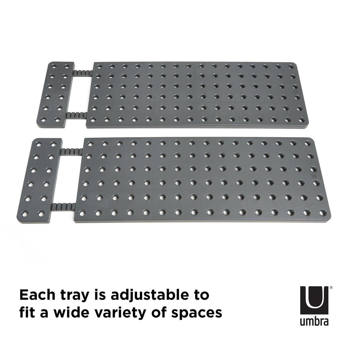 Umbra Peggy Drawer Organizer Charcoal