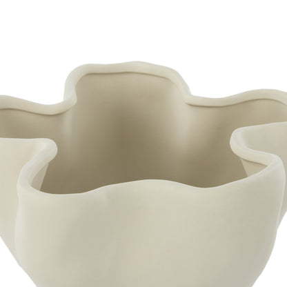 Amalfi Fluid Vase Cream