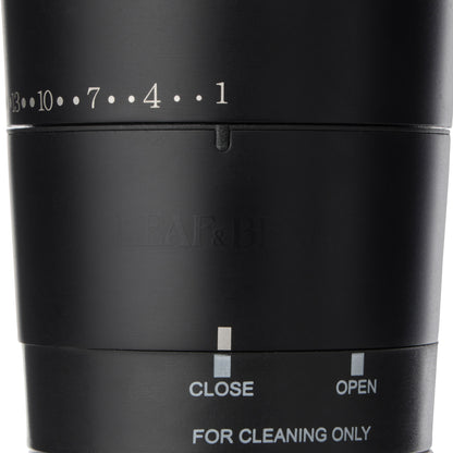 Leaf &amp; Bean Smart Grip Coffee Grinder Stainless &amp; Black