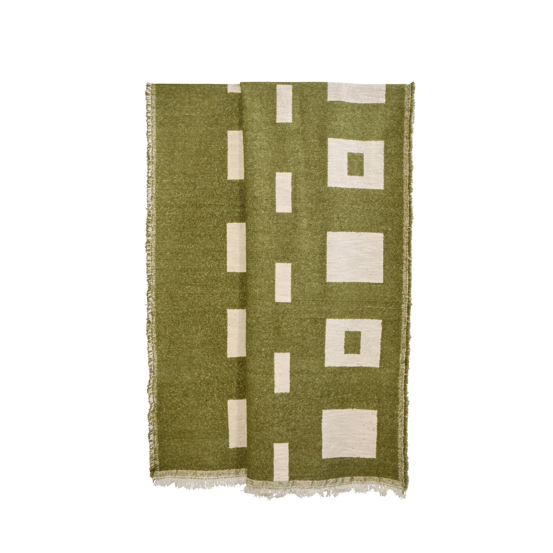 Amalfi Cosmo Throw Green &amp; Natural