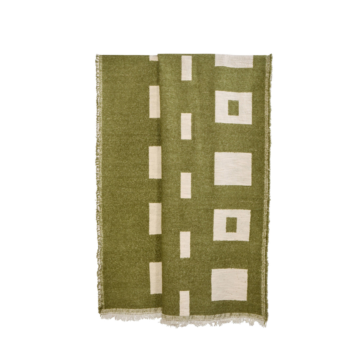 Amalfi Cosmo Throw Green &amp; Natural