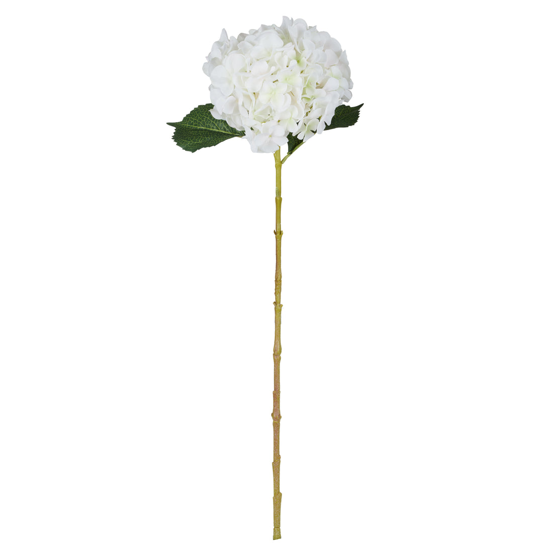Faux Hydrangea Stem | White - 65cm
