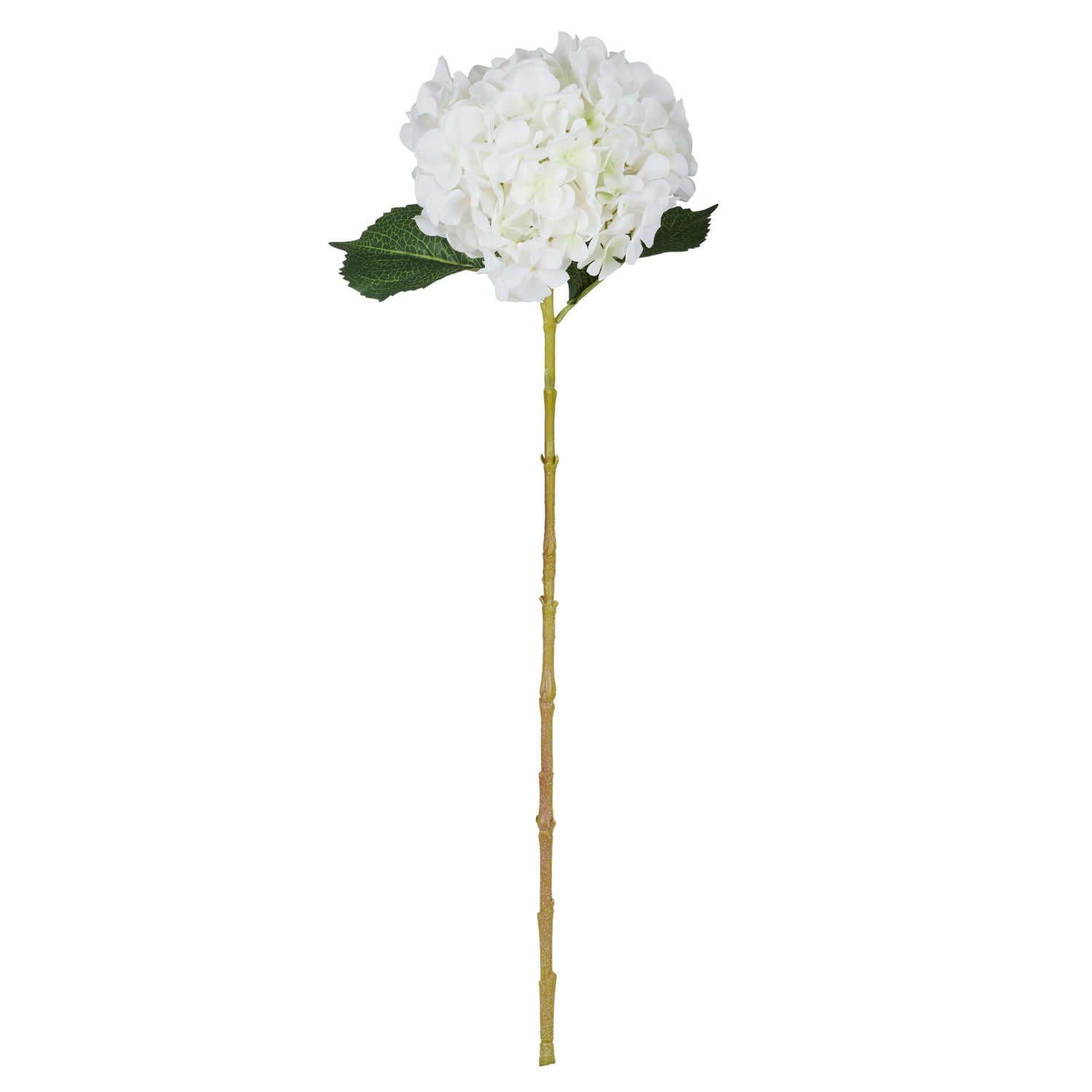 Faux Hydrangea Stem | White - 65cm