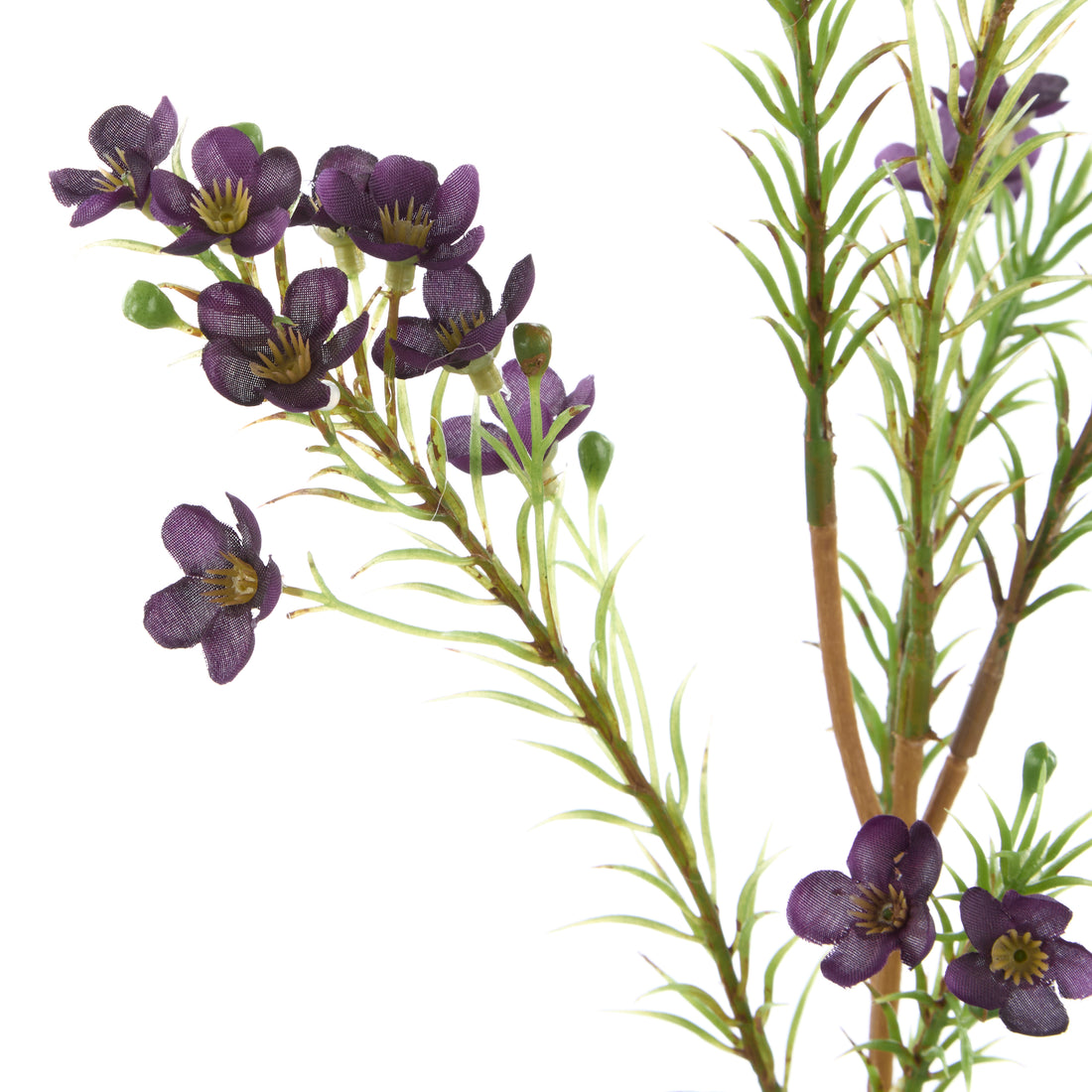 Faux Wax Flower Spray | Purple - 65cm