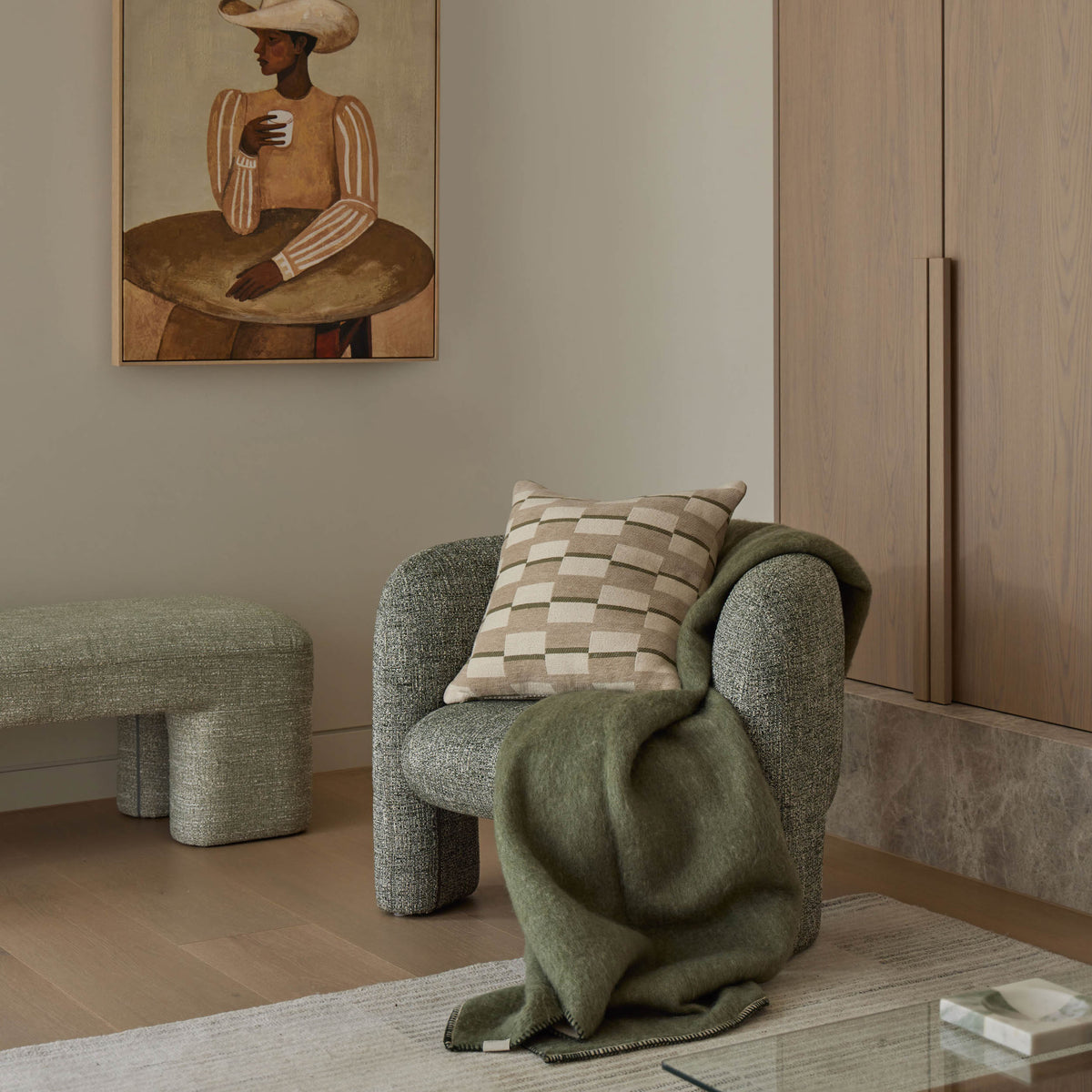 Amalfi Elio Armchair Green