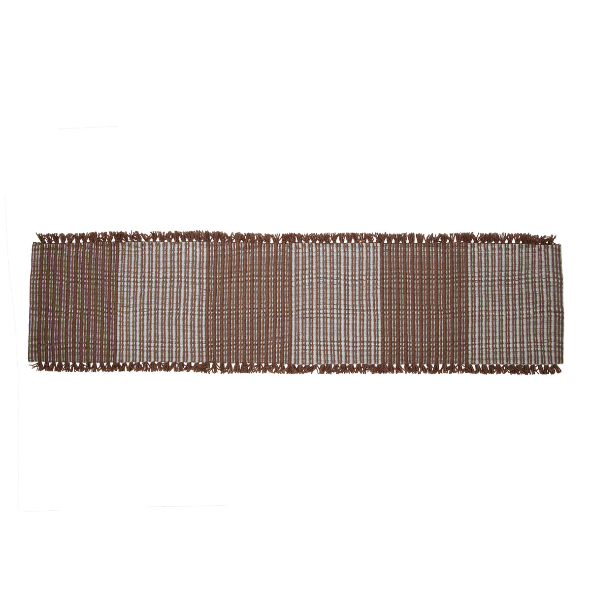 Amalfi Cai Table Runner Rust &amp; Natural
