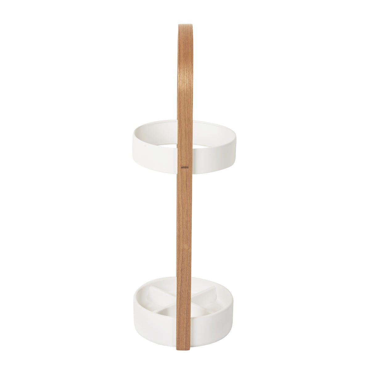 Umbra Bellwood Umbrella Stand White &amp; Natural