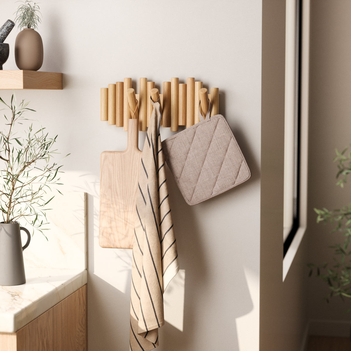 Umbra Picket Rail Hook Natural