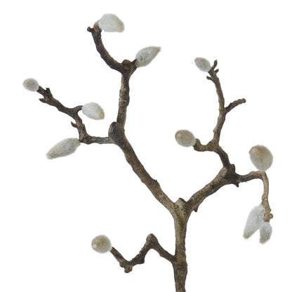 Faux Magnolia Tree Bud Branch | 53cm