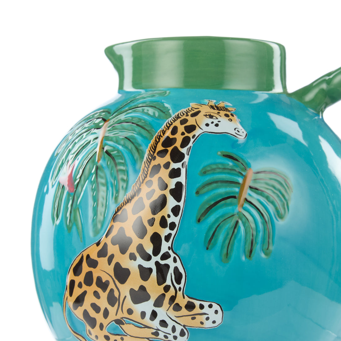 Emporium Fuller Green Giraffe Vase Multi-Coloured