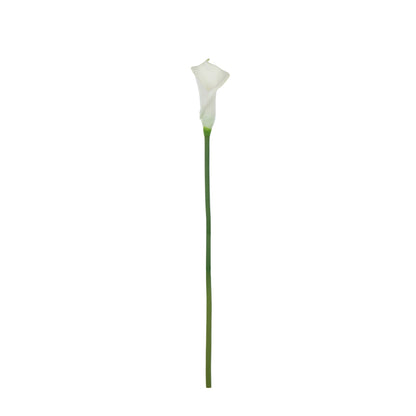 Faux Calla Lily Stem | White - 64cm