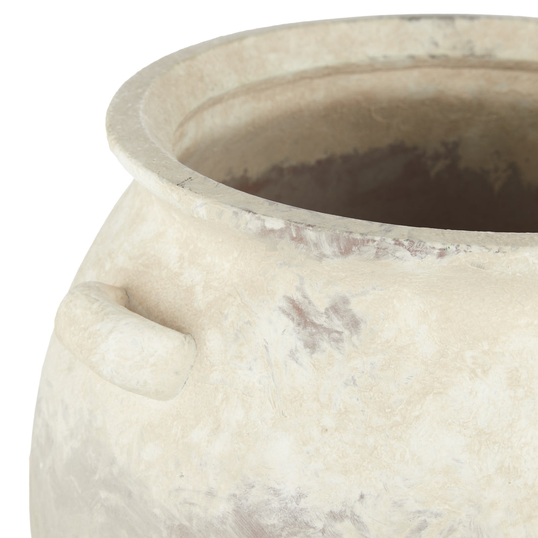 Amalfi Inga Ceramic Vase Aged White