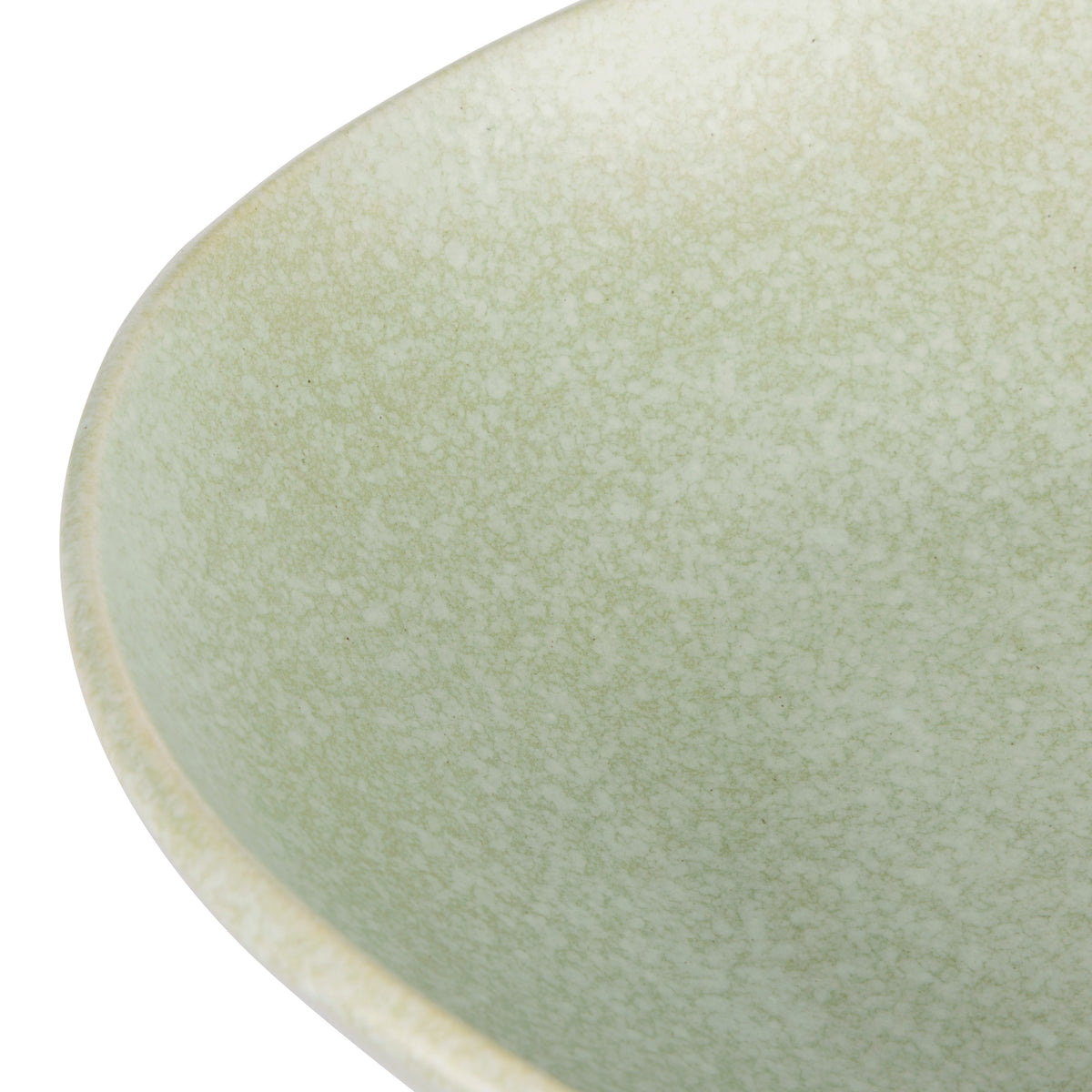 Davis &amp; Waddell Greta Porcelain Raised Serving Plate Large Mint Green