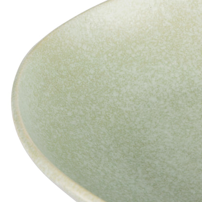 Davis &amp; Waddell Greta Porcelain Raised Serving Plate Large Mint Green