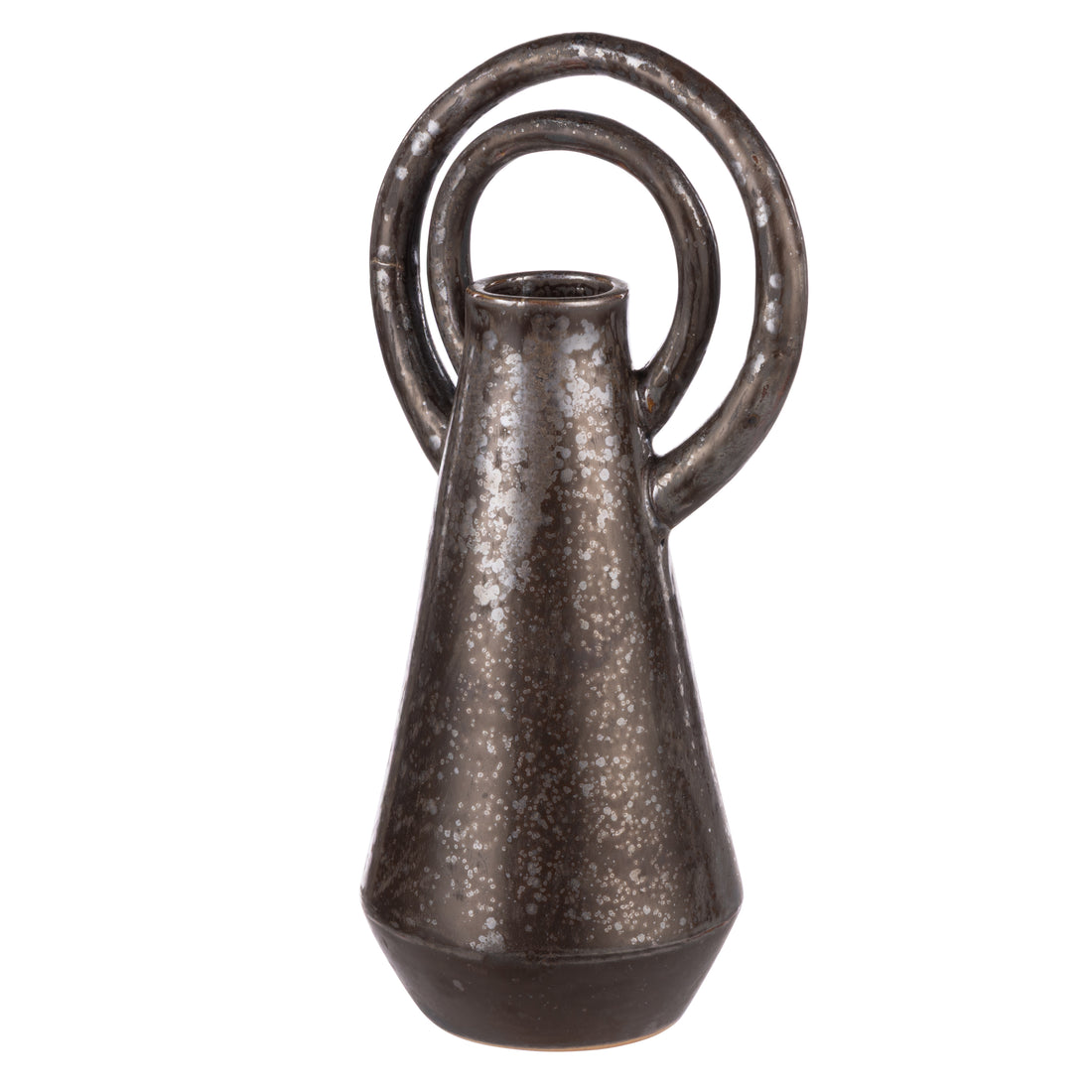 Amalfi Halo Vase Large Reactive Black