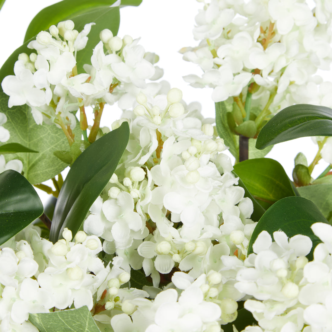 Rogue Lilac Garden Mix - Claire Vase White/Glass