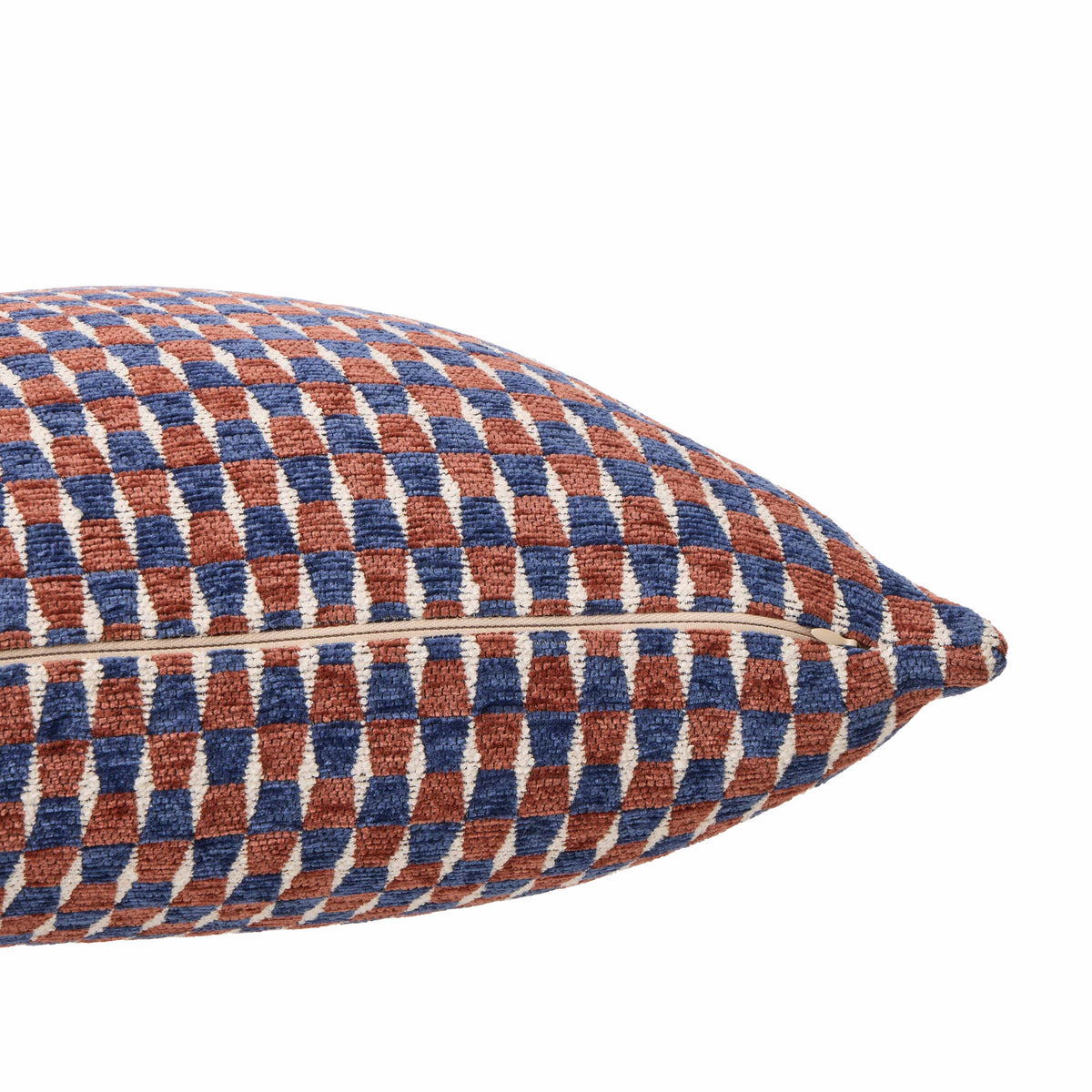 Amalfi Kiran Cushion Blue &amp; Rust