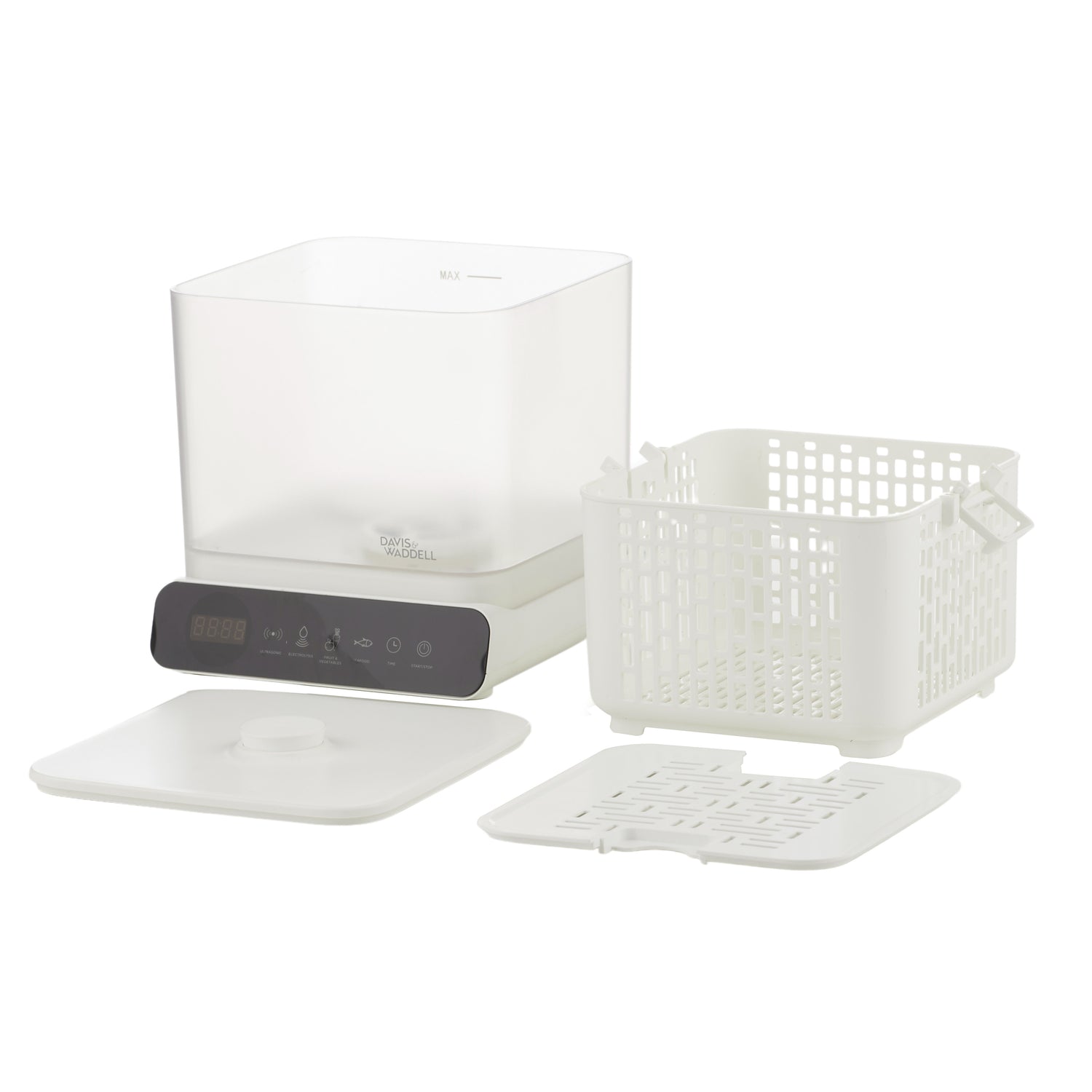 Davis &amp; Waddell 4L Food Purifier Ultrasonic Cleaner White