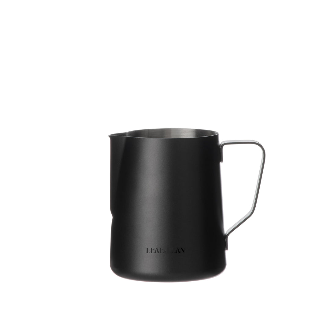 Leaf &amp; Bean Milk Frothing Jug 600ml Black