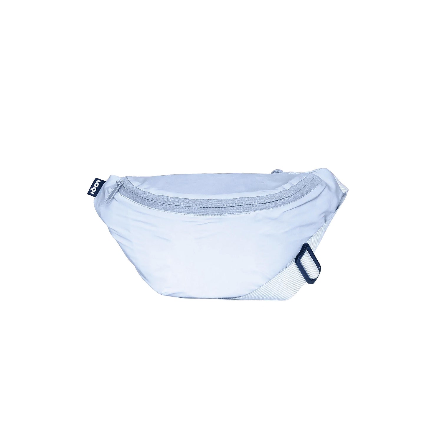 LOQI Reflective Silver Bumbag Silver