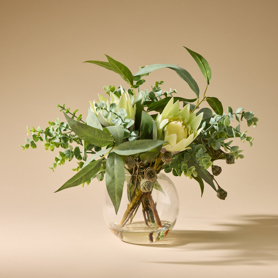 Faux Protea Native Arrangement - Phoebe Vase