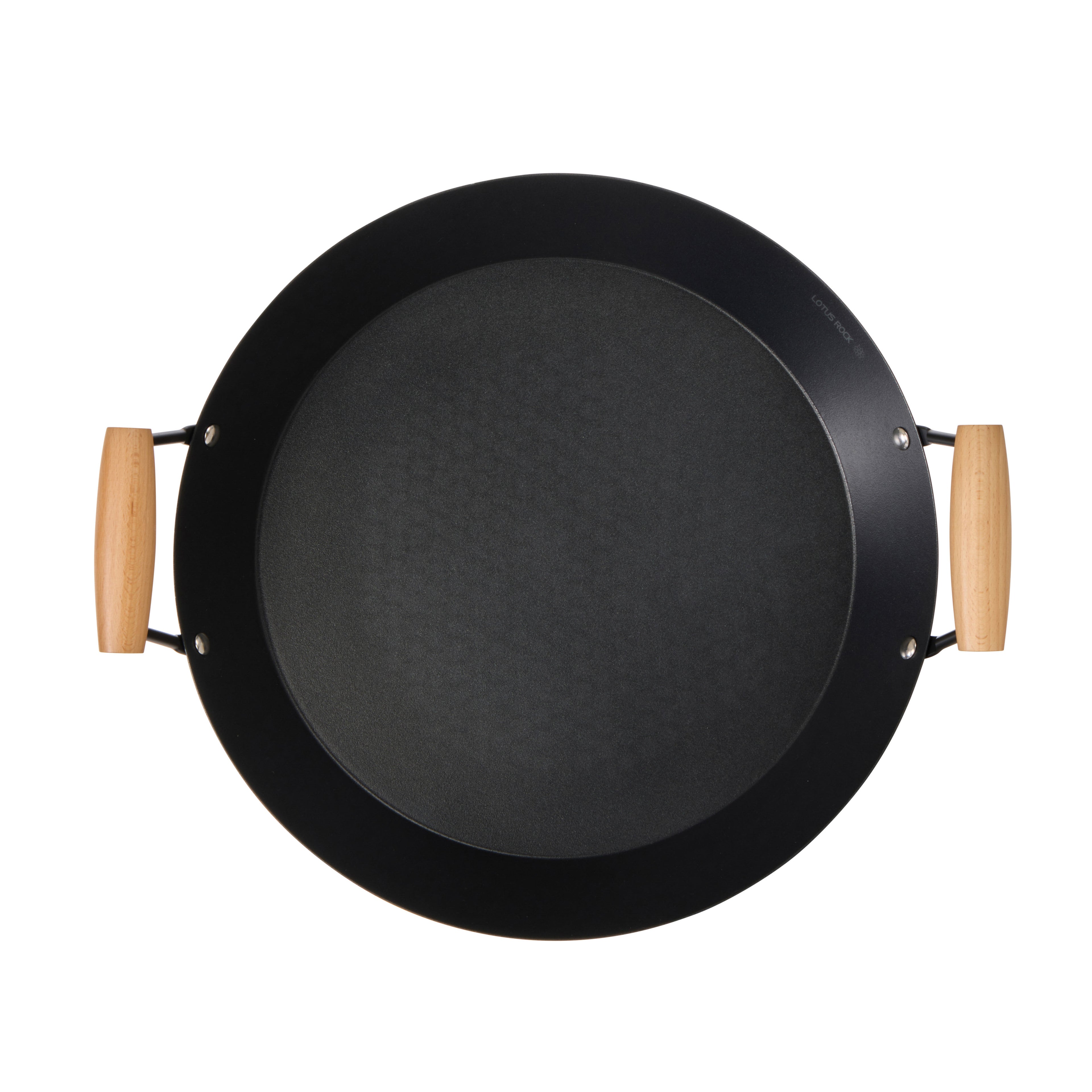 Davis &amp; Waddell Non Stick Carbon Steel Paella Pan Black