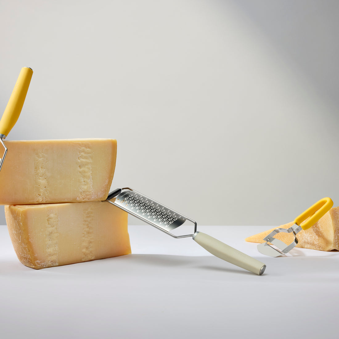 SVNA Premium Stainless Steel Acid Etched Cheese Shaver Yellow