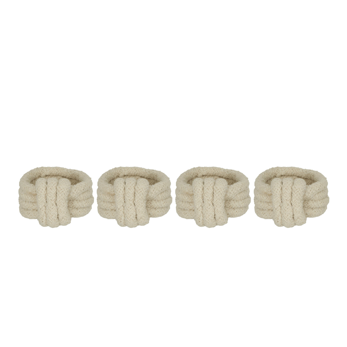 Amalfi Reed Pipe Napkin Rings 4pcs Set Natural