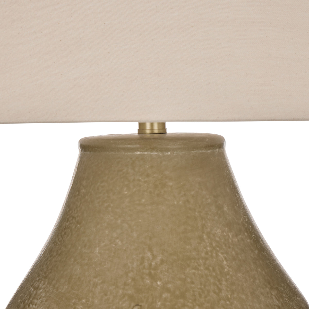 Grand Designs Taro Table Lamp Green &amp; Natural