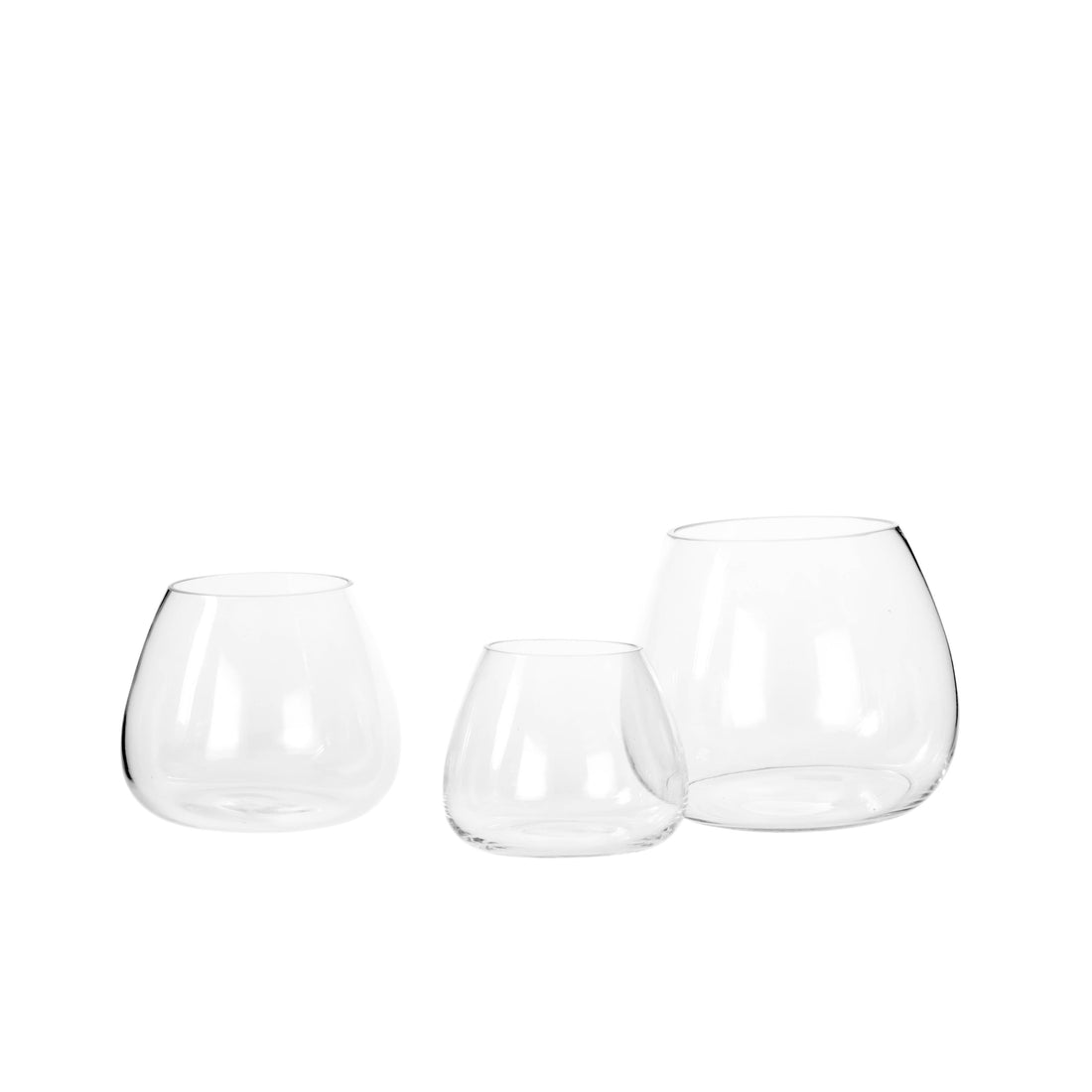 Esme Trough Vase | Clear -  12cm