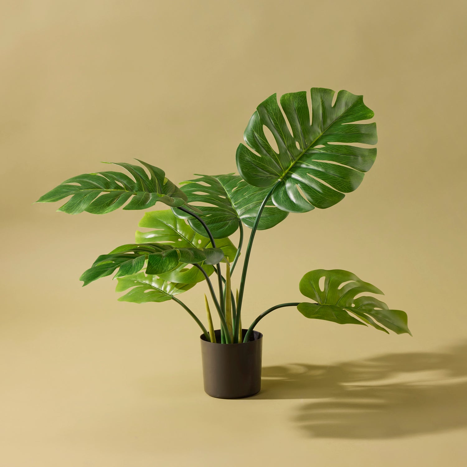 faux potted monstera plant Artificial Monstera Plant