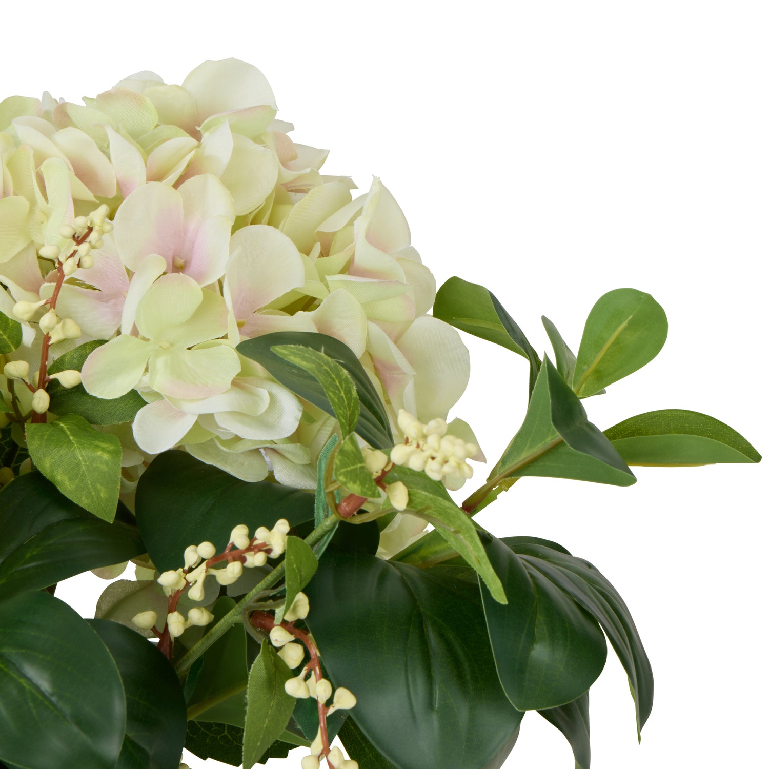 Faux Hydrangea Nite Berry - Classic Bowl | Green - 55cm