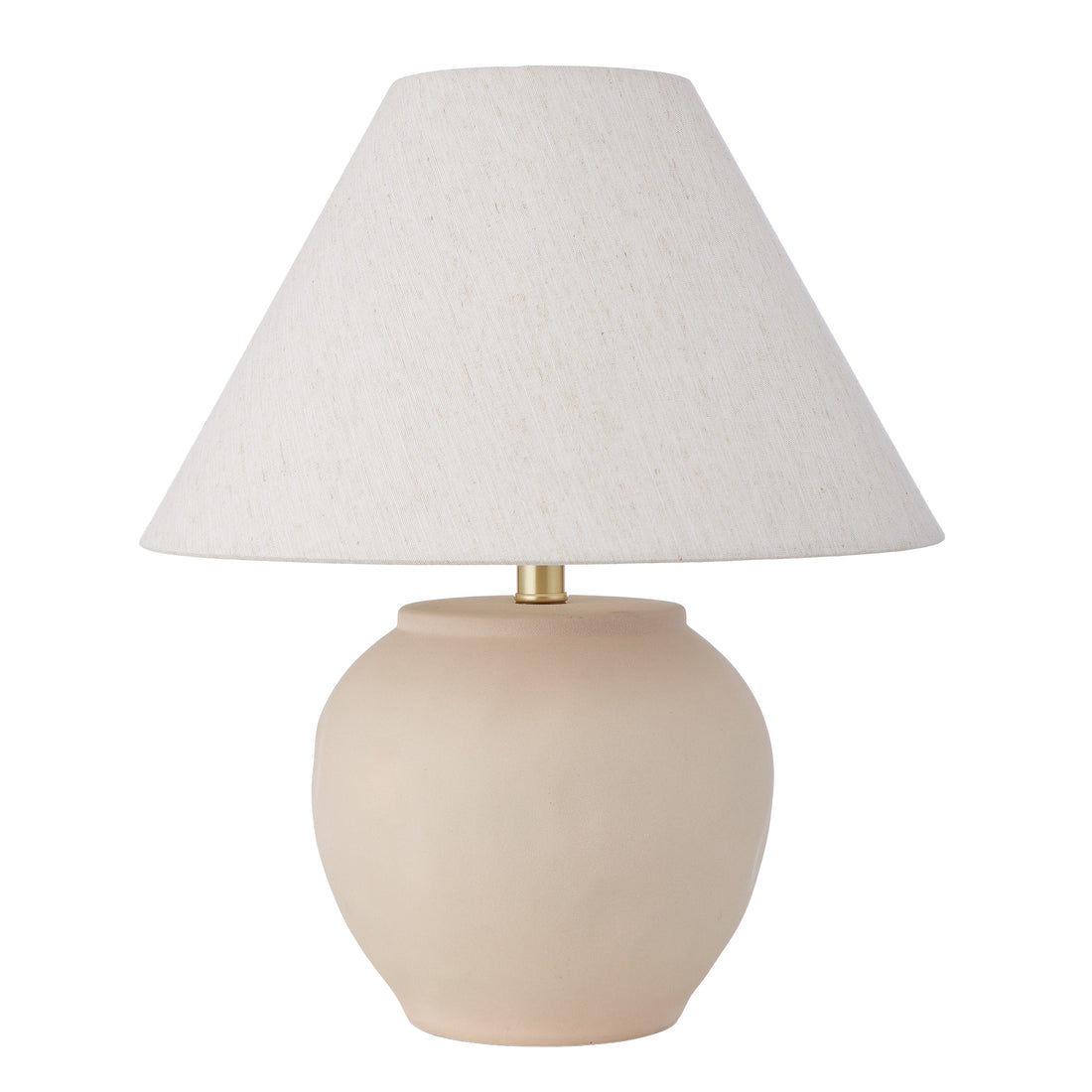 Amalfi Stone Effect Table Lamp Beige &amp; White