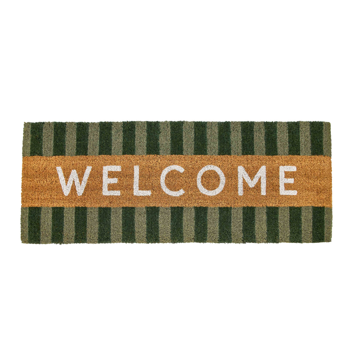 Rogue Coir Door Welcome Mat -  Green
