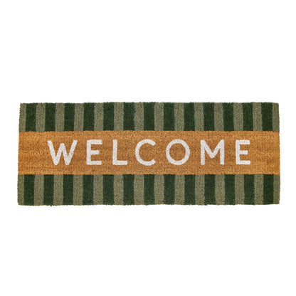 Rogue Coir Door Welcome Mat -  Green