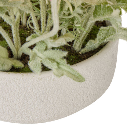 Faux Poppy Garden - Delos Planter | Pink -  40cm