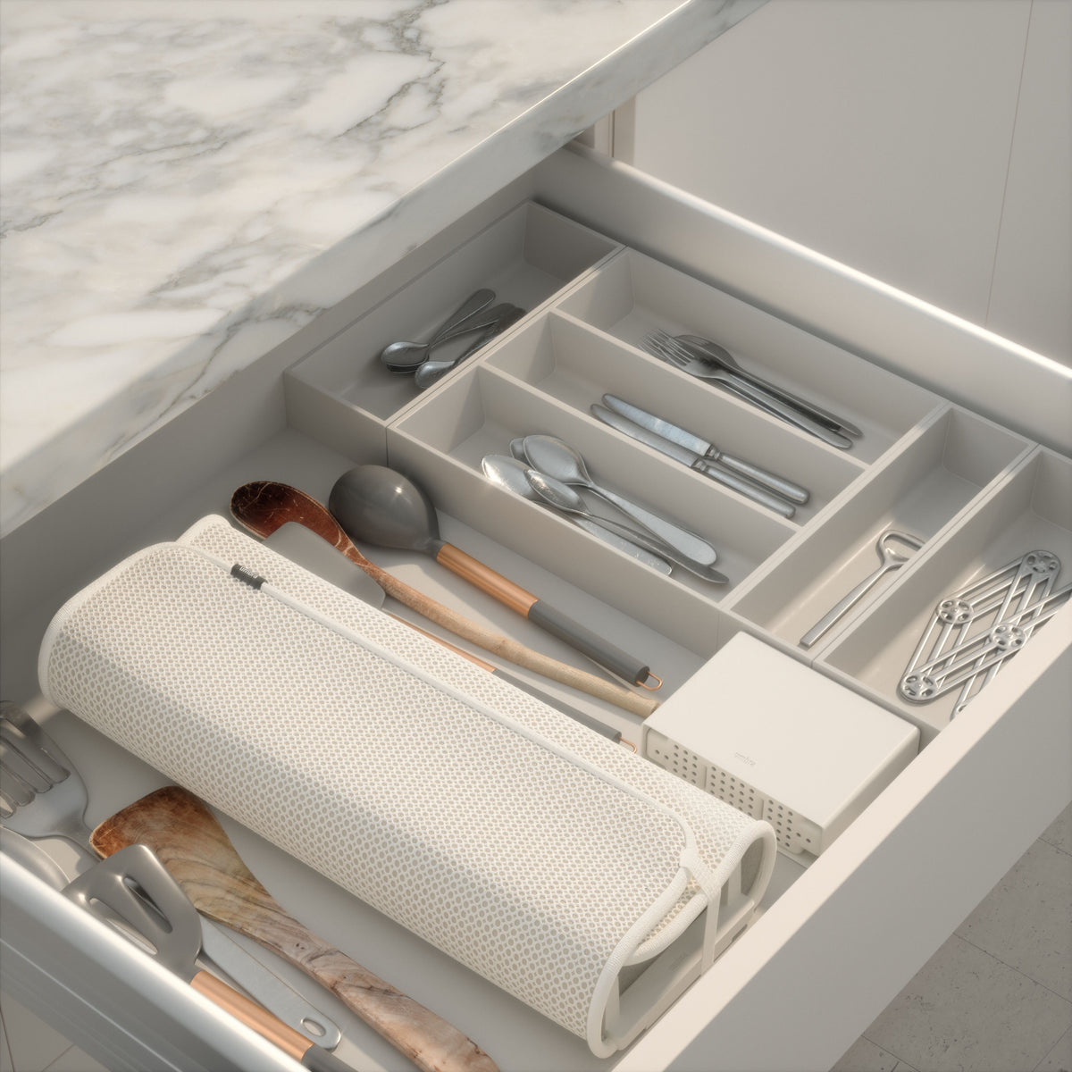 Umbra Udry Ultra Drying Rack with Mat Sand
