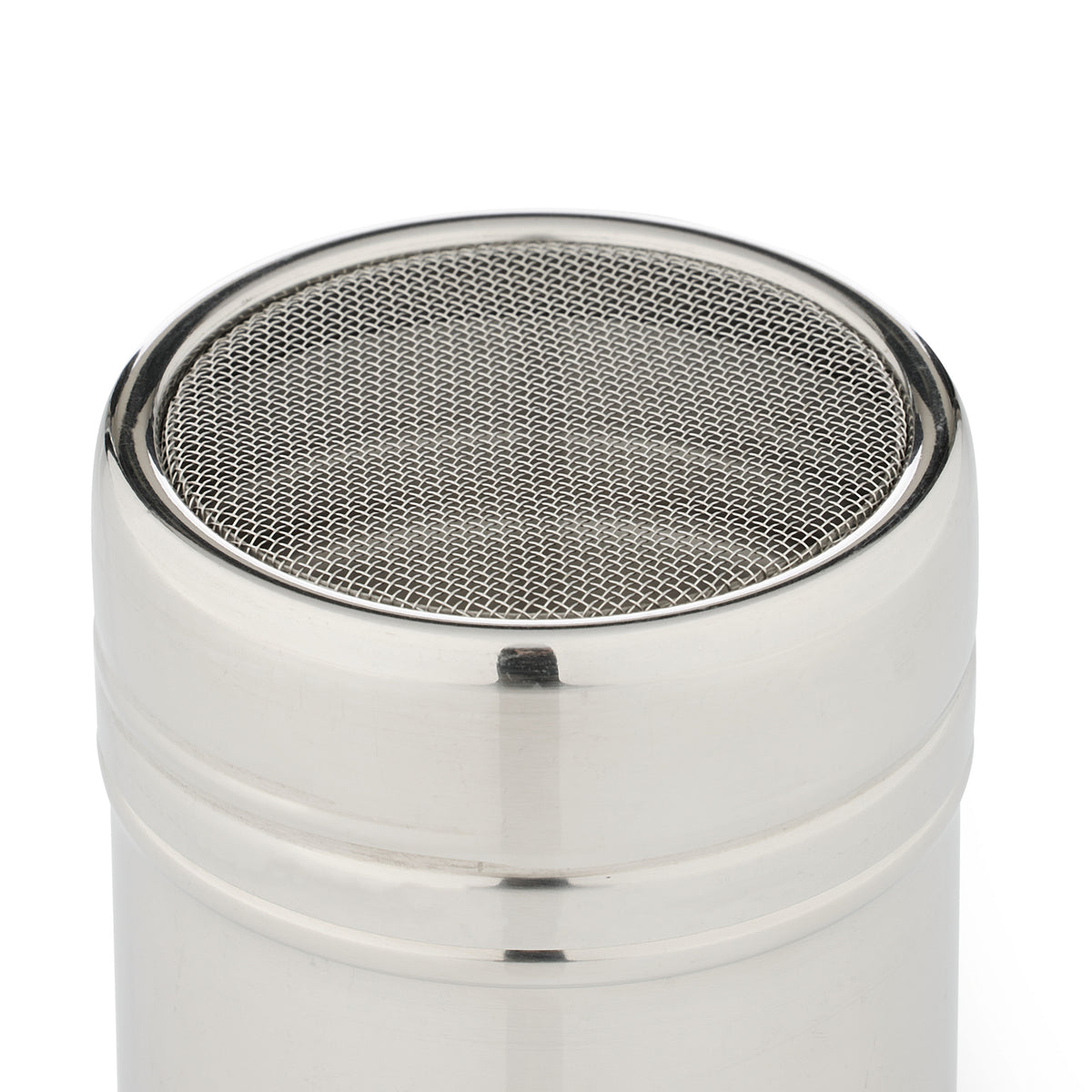 Leaf &amp; Bean Mesh Shaker with Lid Stainless Steel