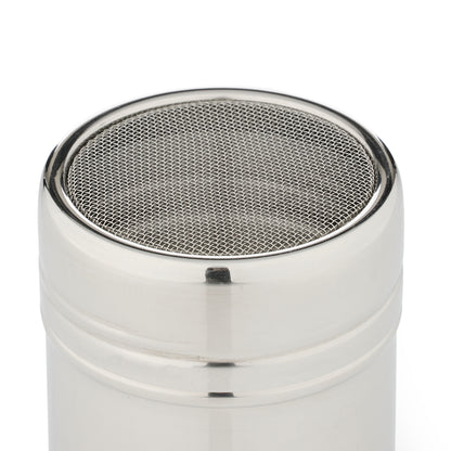 Leaf &amp; Bean Mesh Shaker with Lid Stainless Steel