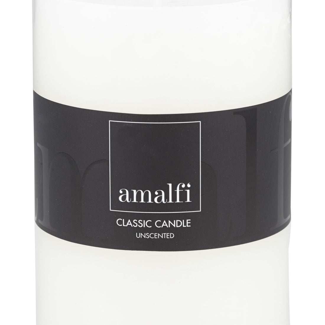Amalfi Classic Unscented Wide Pillar Candle White